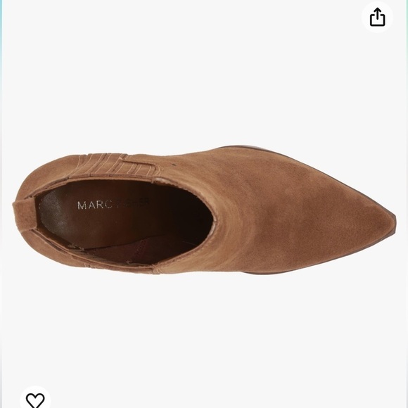 Marc Fisher Gadri suede pointed toe slip on booties Sz 7 M - Picture 5 of 16